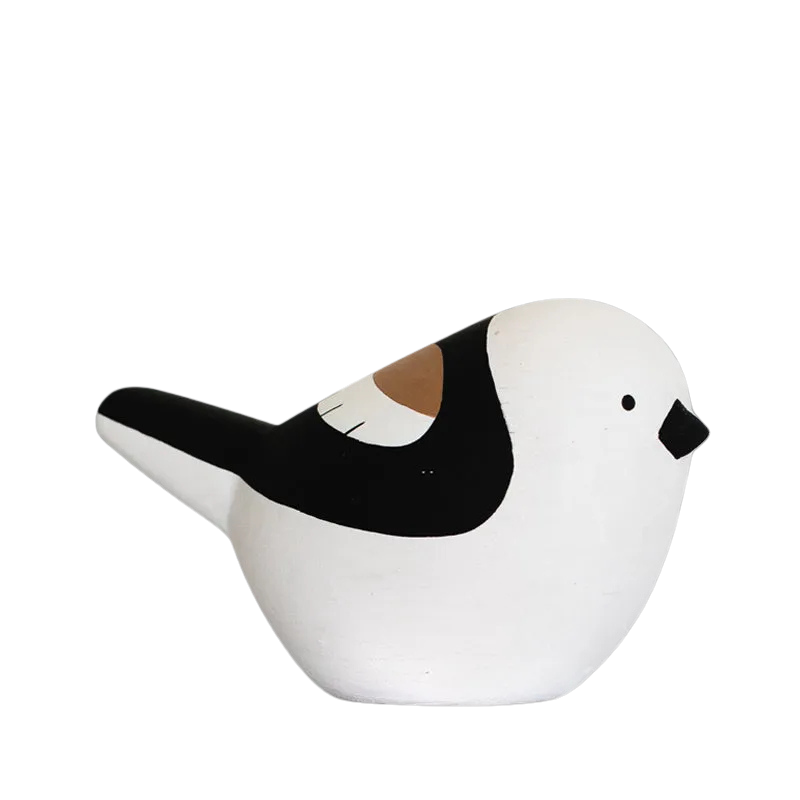 Holzfigur Langschwanzmeise