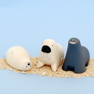 Figurine en bois – Lion de mer – Été