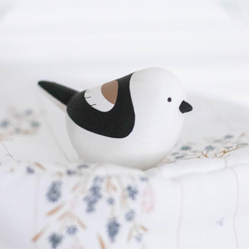 Holzfigur Langschwanzmeise