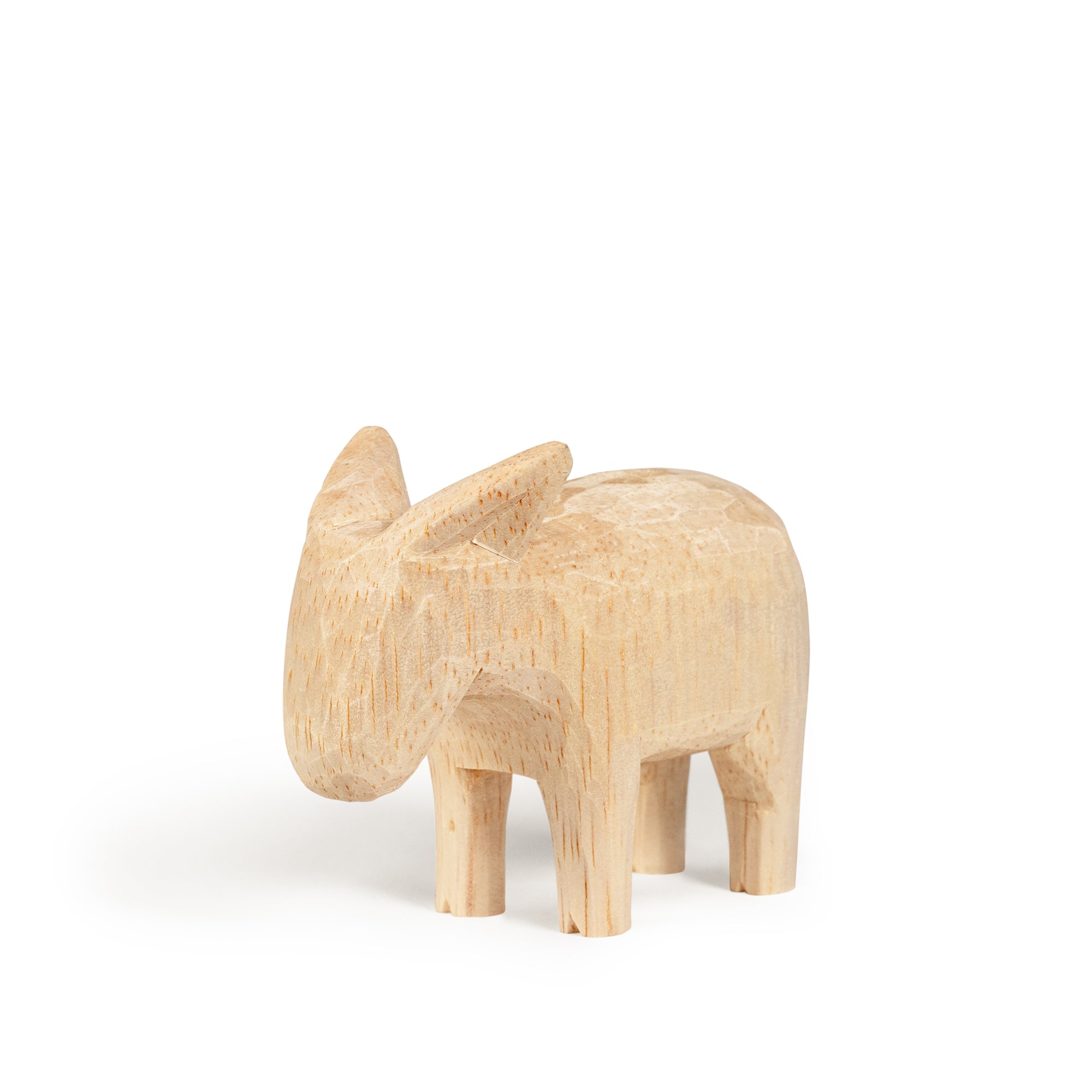 Customizable Wooden Figurine - Donkey