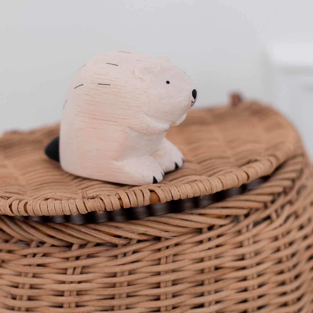 Figurine Castor en Bois