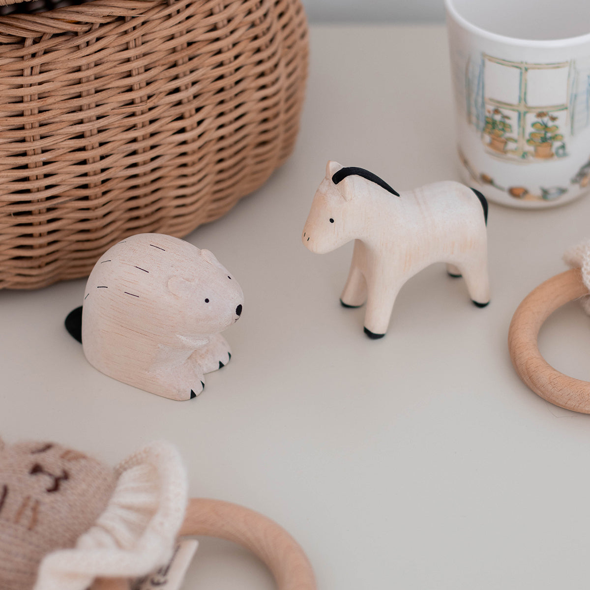 Figurine Castor en Bois