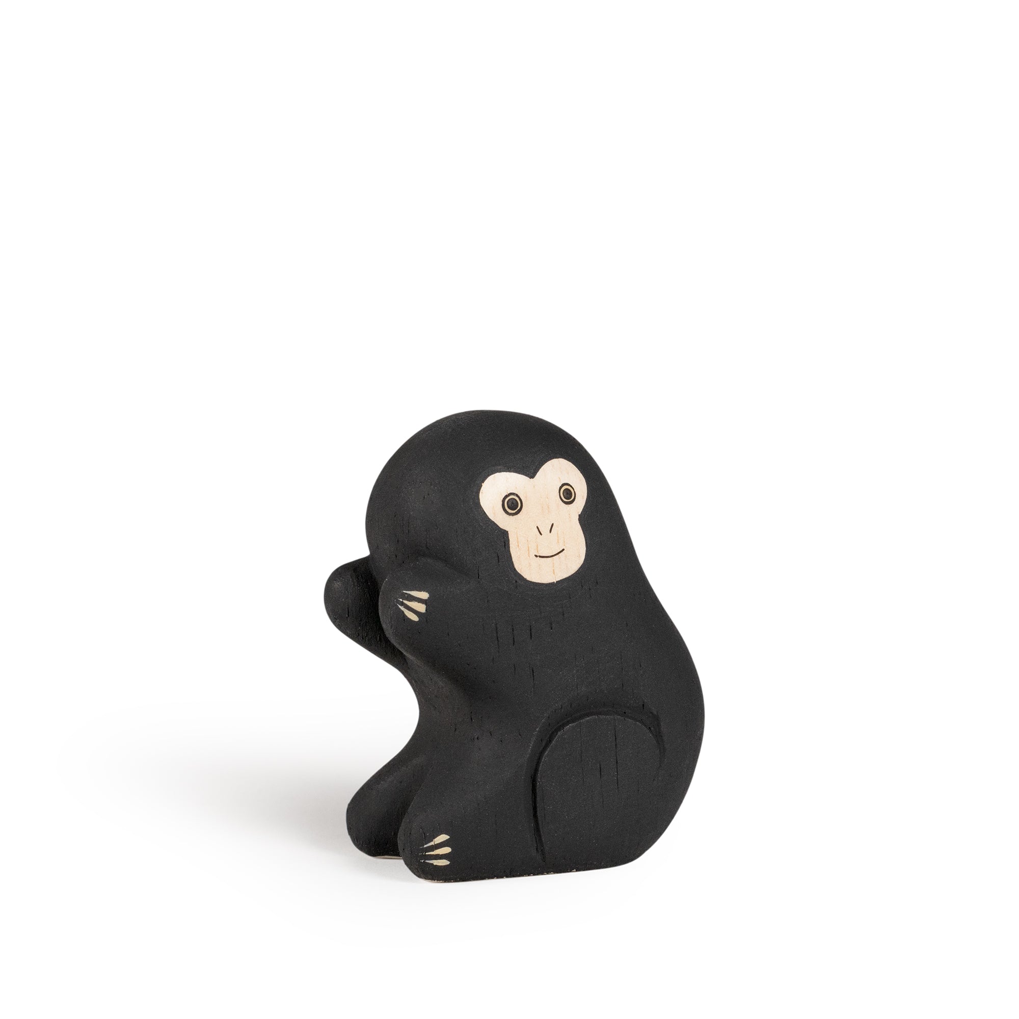 Wooden Monkey Figurine