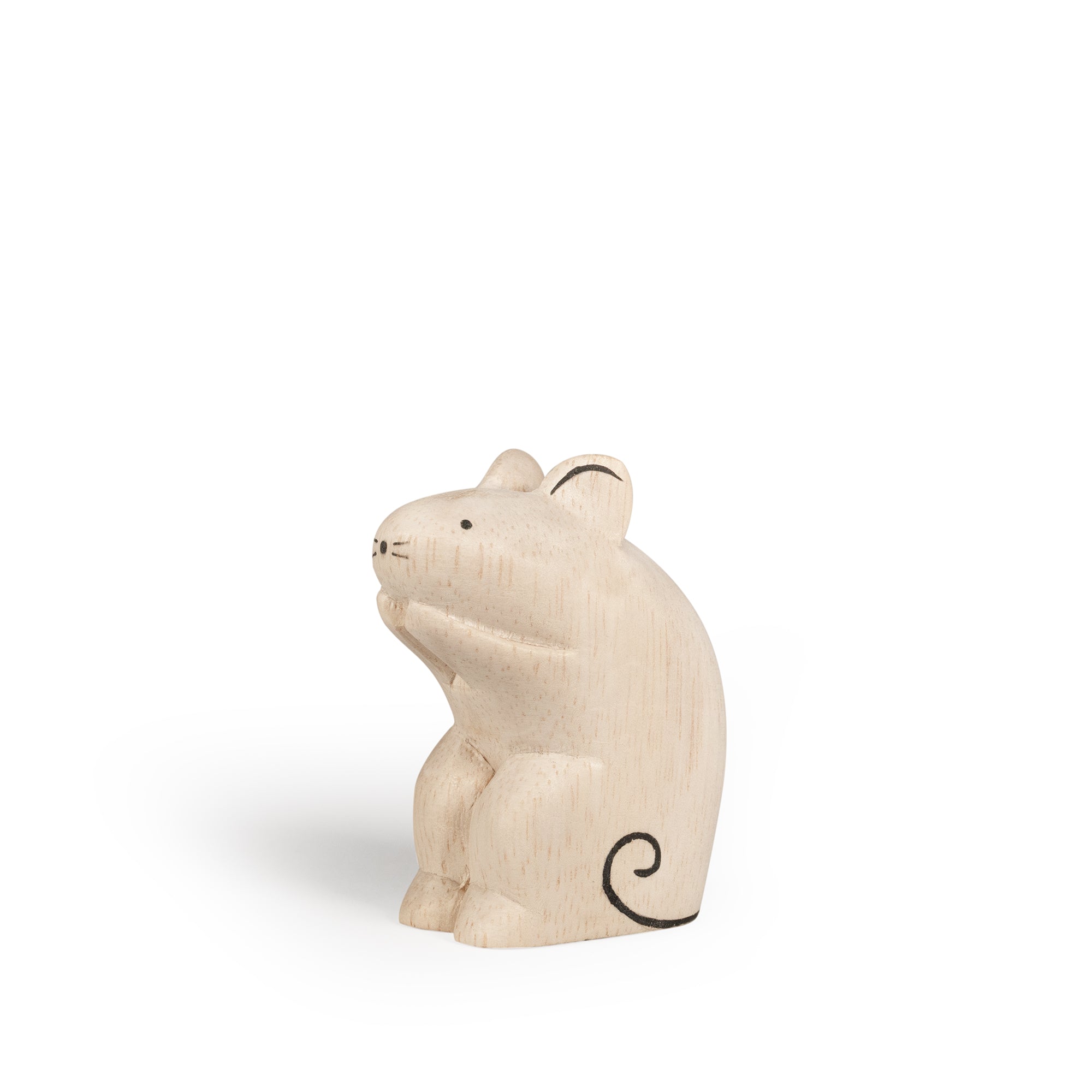 Figura de Ratón de Madera | Pole Pole