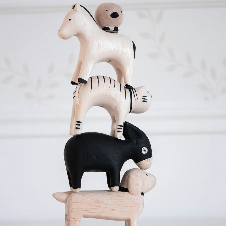 Figurine Ane en Bois - Animal en bois