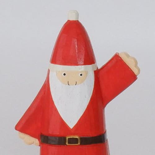 Figurine en bois - Bons amis de Noël - Top-là Père Noël - FIGURINES EN BOIS