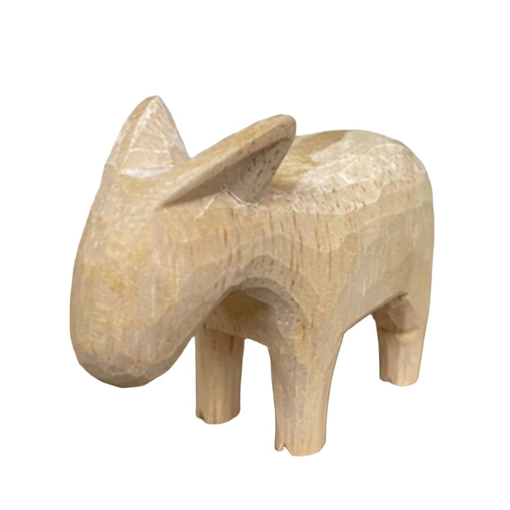 Figurine Ane brut en bois à Peindre