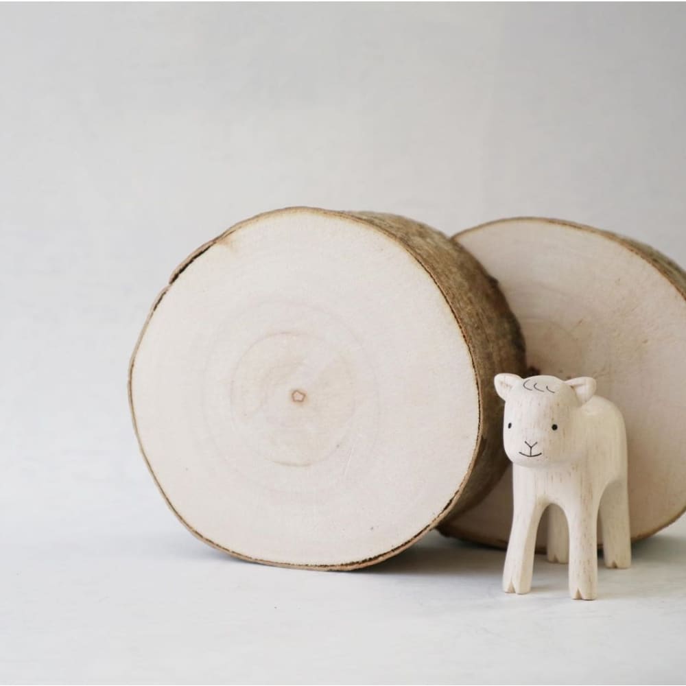 Figurine Brebis en Bois