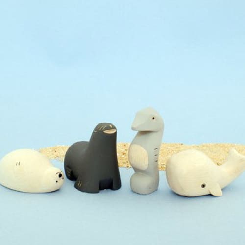 Figurine Hippocampe en Bois