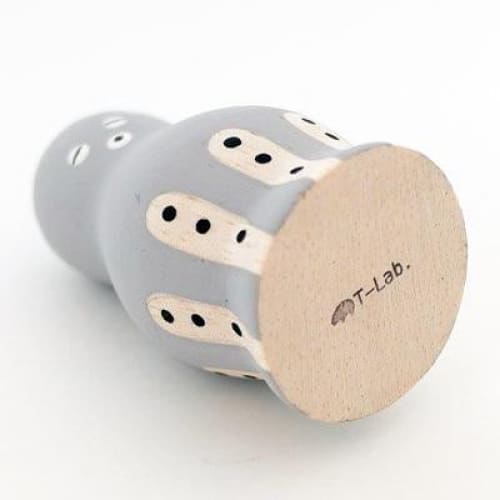 Figurine Poulpe gris en Bois