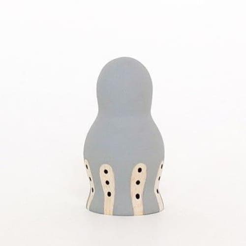 Figurine Poulpe gris en Bois