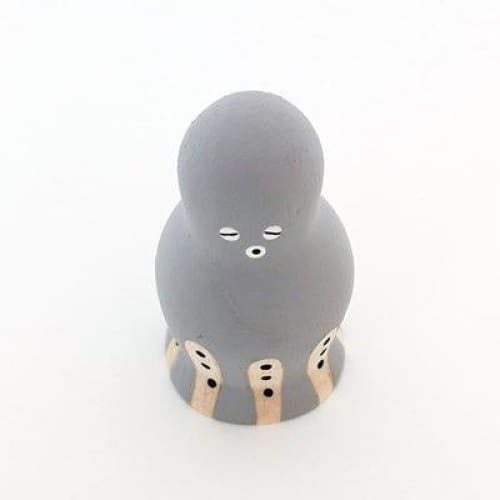 Figurine Poulpe gris en Bois