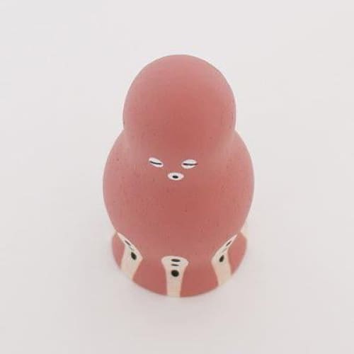 Figurine Poulpe rose en Bois
