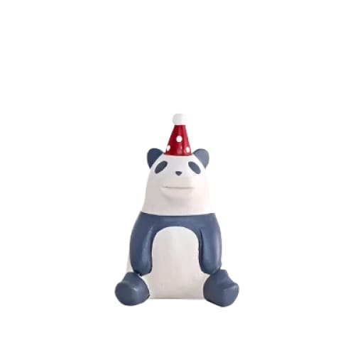 Figurine en Bois - Noël Pole pole - Panda adulte - FIGURINES EN BOIS