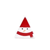 Figurine Bonhomme de Neige Triangulaire de Noël