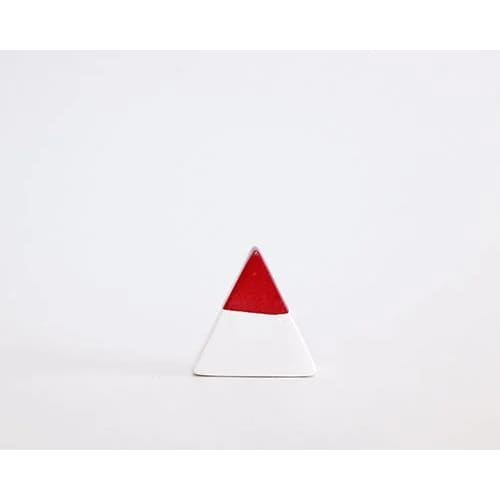 Figurine Bonhomme de Neige Triangulaire de Noël