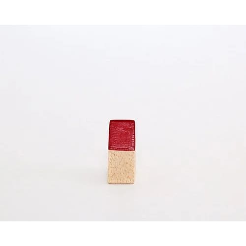 Figurine Père Noël Triangulaire de Noël Rouge