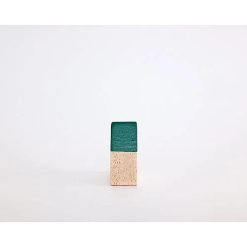Figurine Sapin Triangulaire de Noël Vert