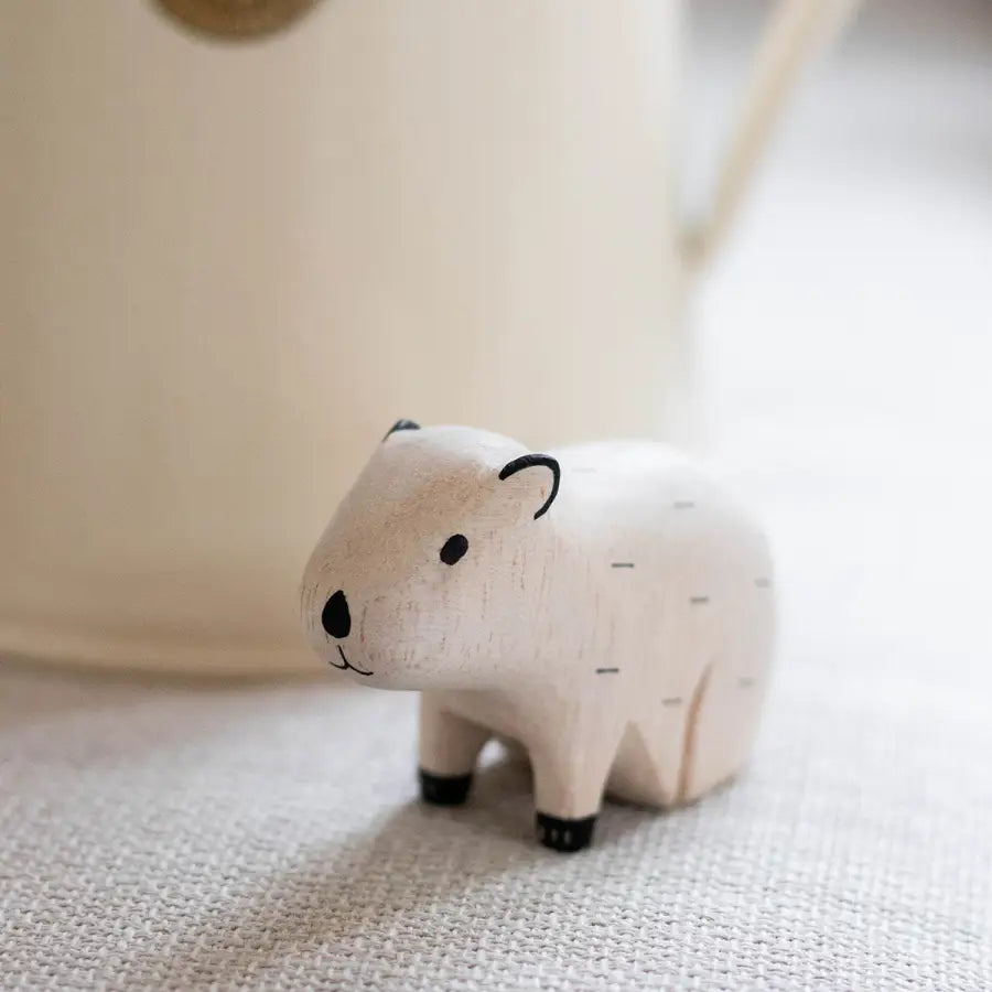 Figurine Capybara en Bois - Animal en bois
