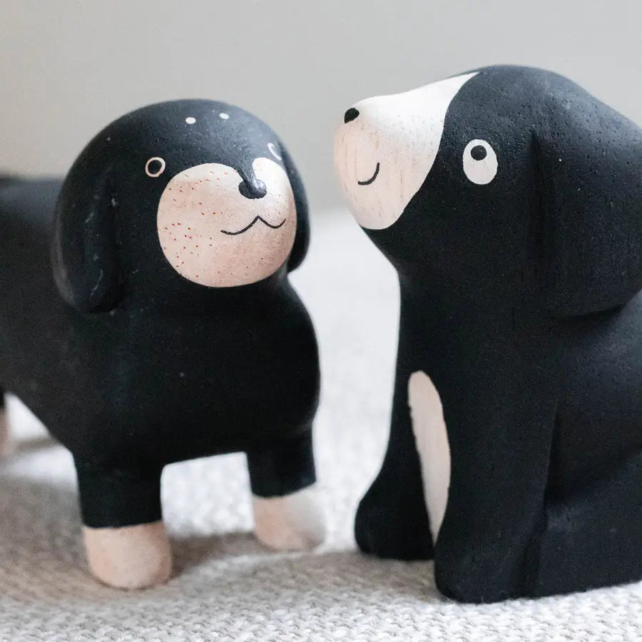 Figurine Chien Beagle en Bois - Animal en bois