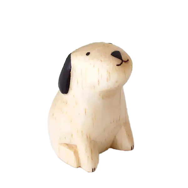 Figurine Chien en bois | Signe du Zodiaque - Wooden Animal