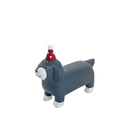 Figurine en bois – Teckel – Noël - FIGURINES EN BOIS