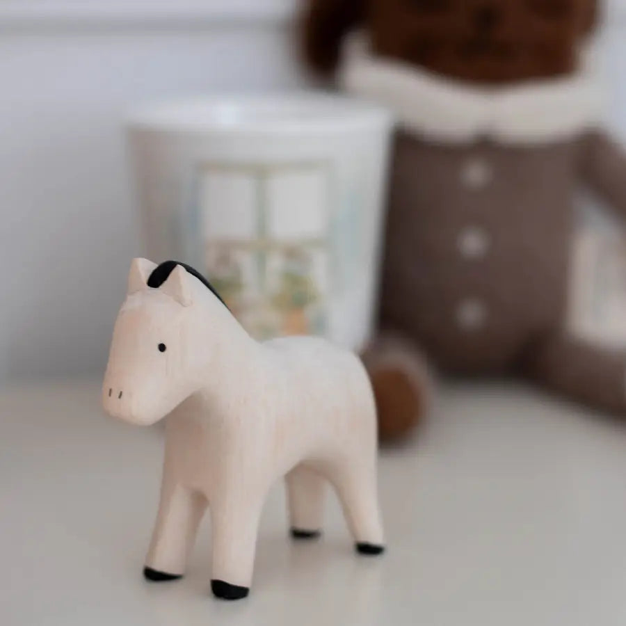 Figurine Poney en Bois - Animal en bois