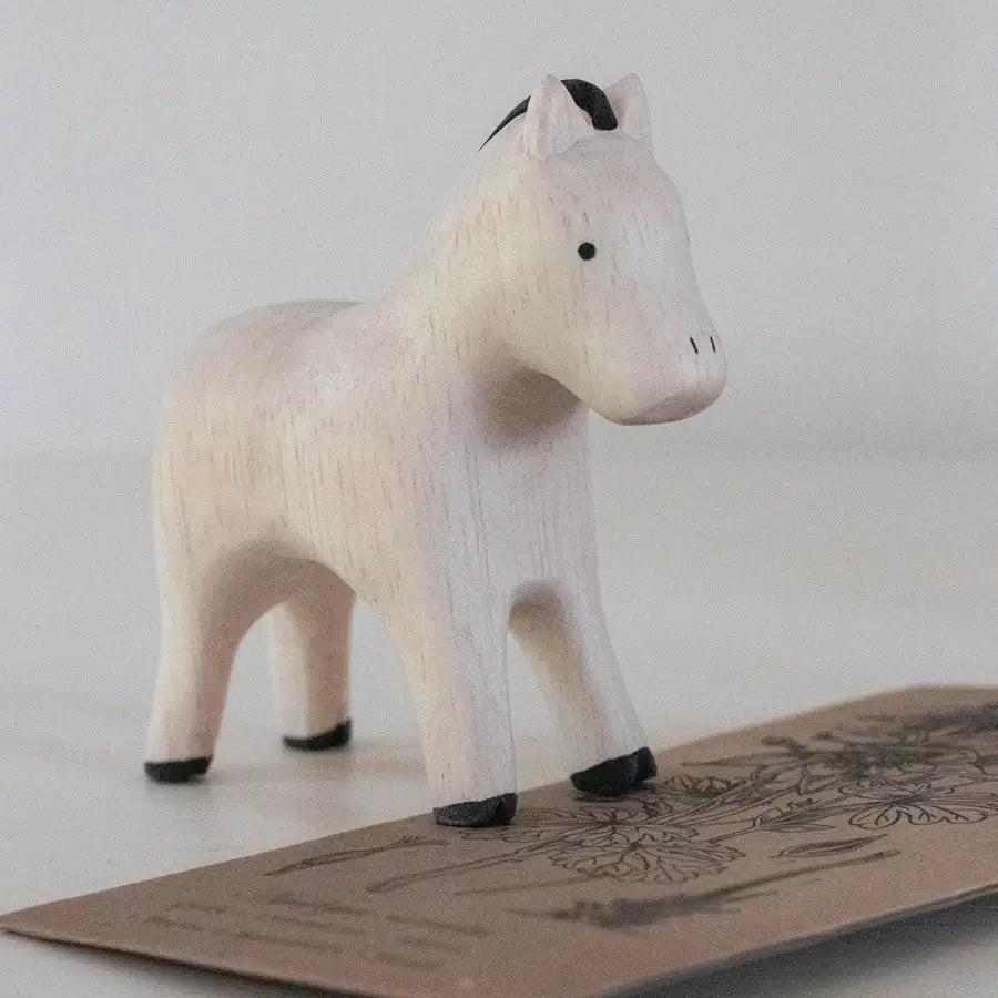Figurine Poney en Bois - Animal en bois