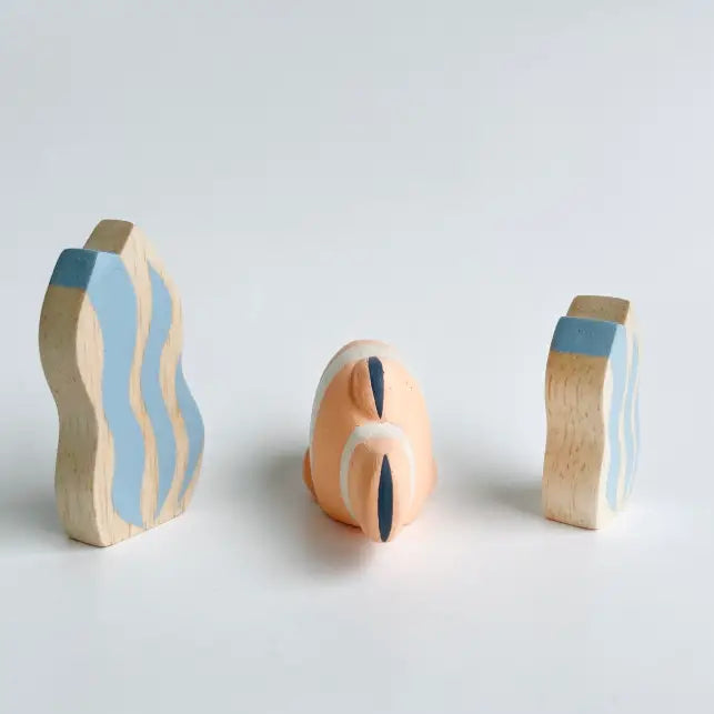 Poisson Clown en Bois Edition Summer Limited - Wooden Animal