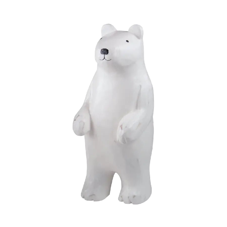 Wooden animal Naughty Polar Bear Parent - T lab europe