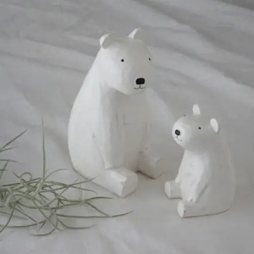Wooden animal Sitting Polar Bear Child - T lab europe