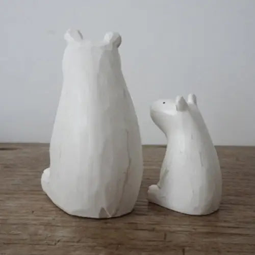 Wooden animal Sitting Polar Bear Child - T lab europe