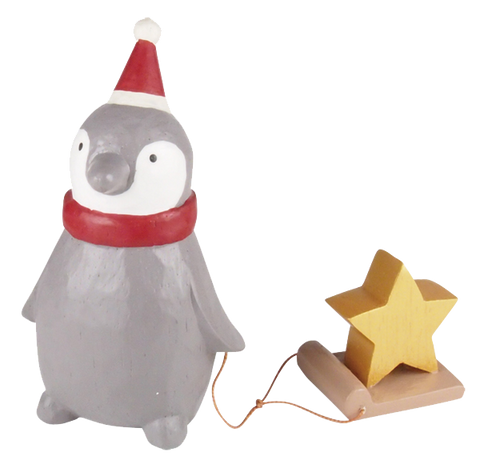 T-Lab./ Christmas penguin Santa / star