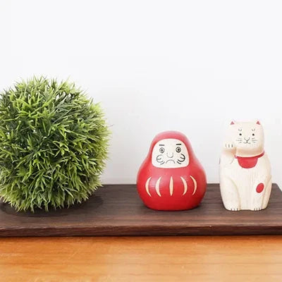 Figurine en bois – Maneki Neko – Collection ENGIMON mini