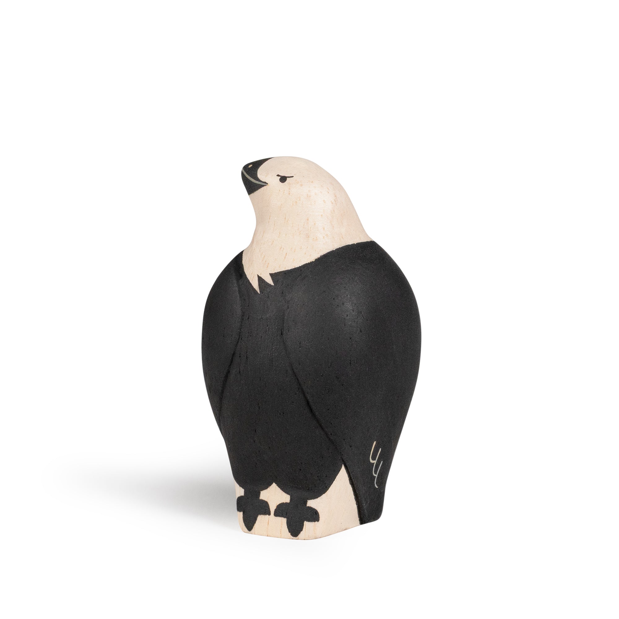 Wooden Eagle Figurine