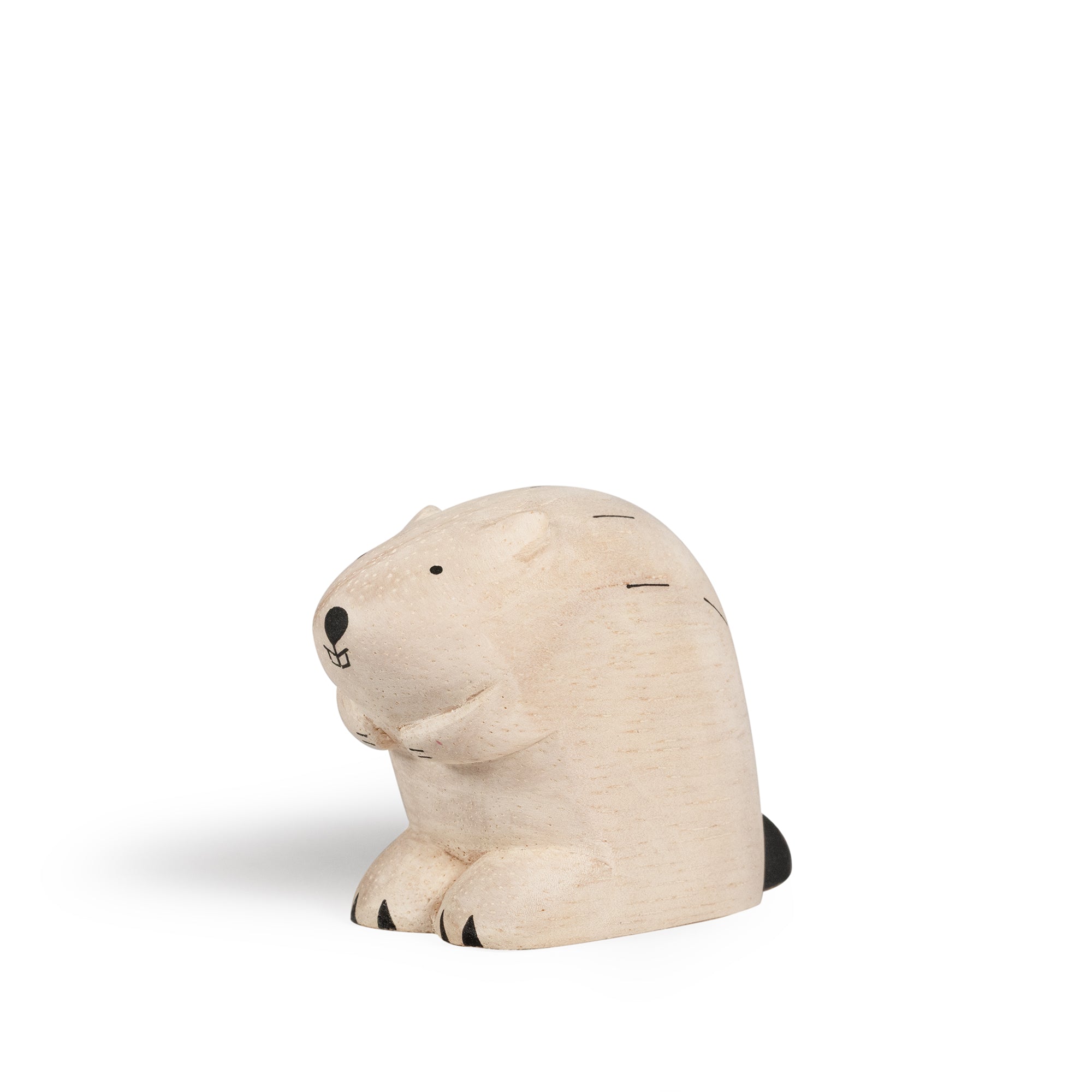 Figura de Castor de Madera