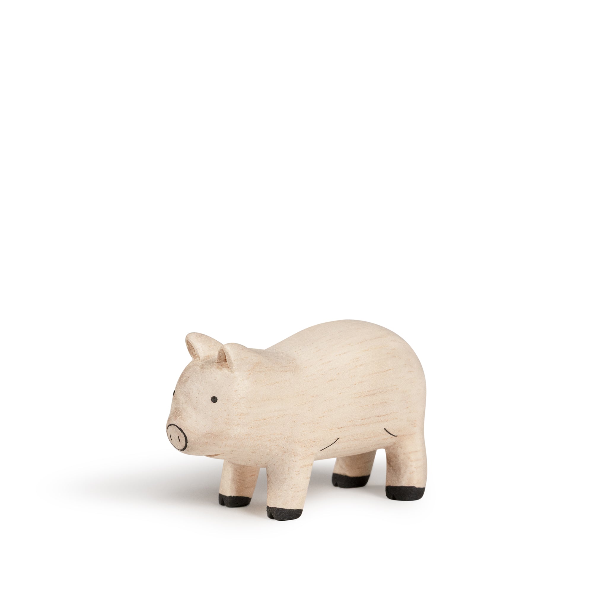 Wooden Figurine – Parent Pig