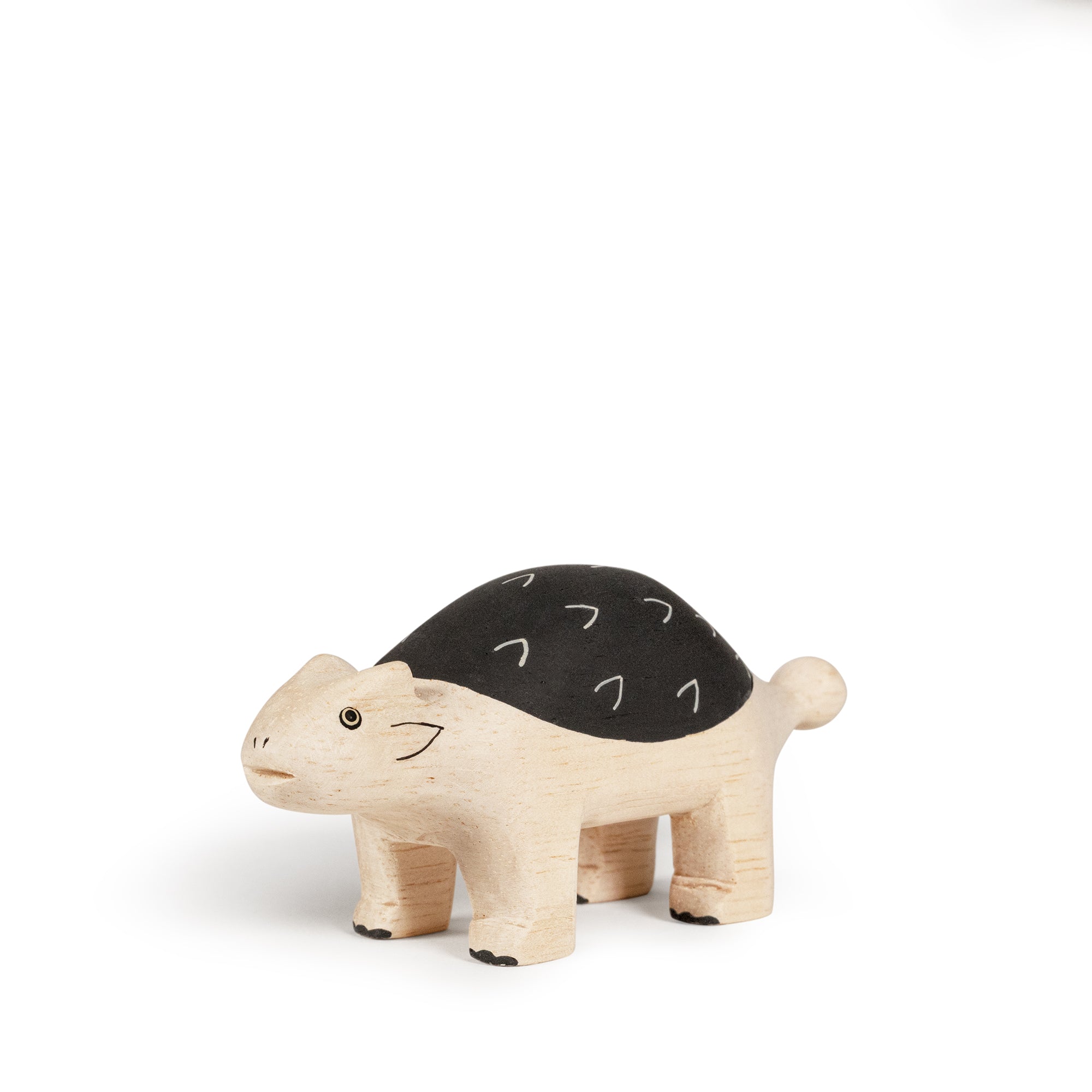 Figurine Ankylosaure en Bois