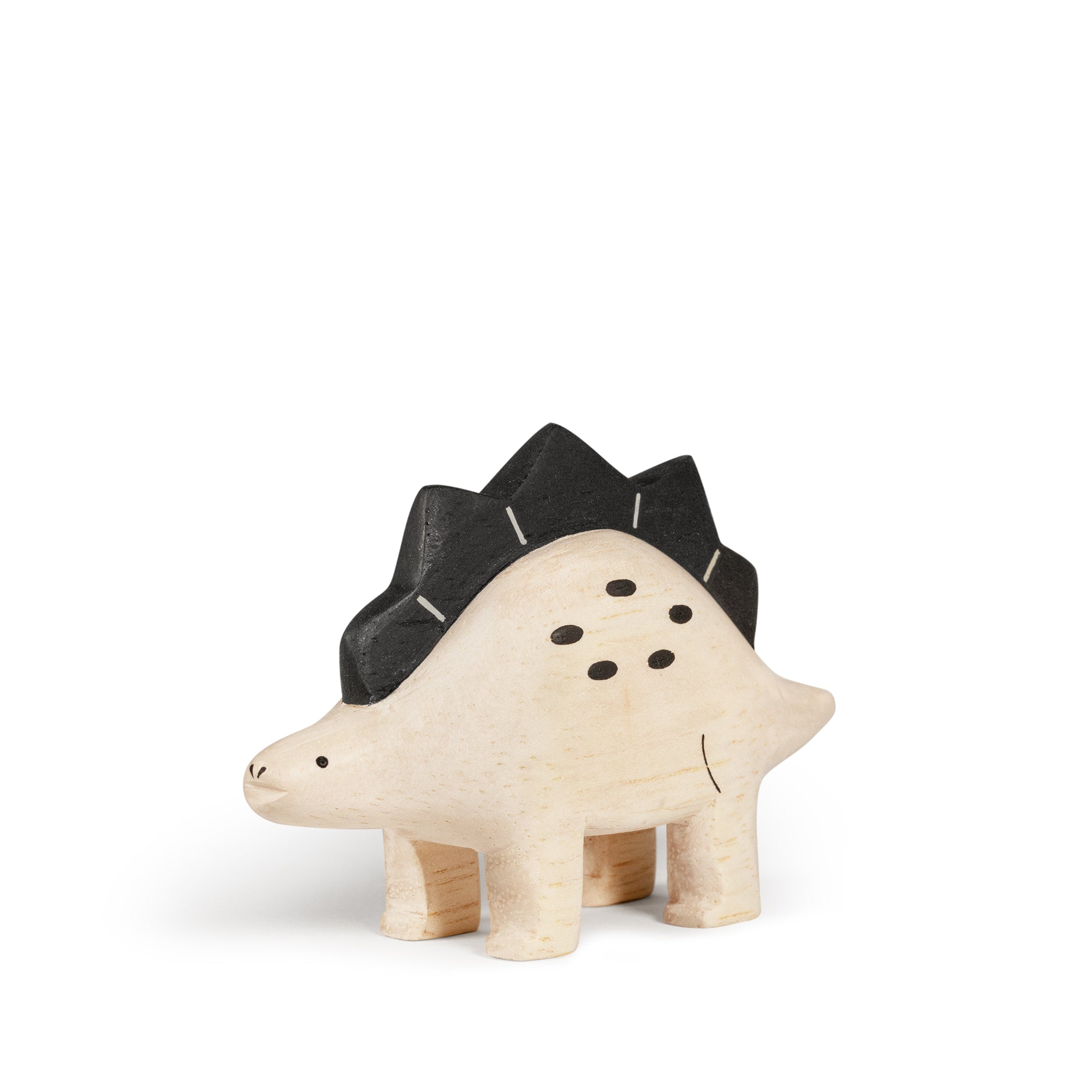 Figurine Stégosaure en Bois