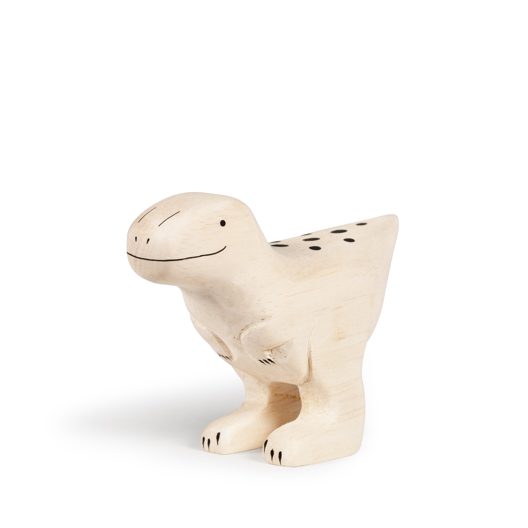 Figurine Velociraptor en Bois