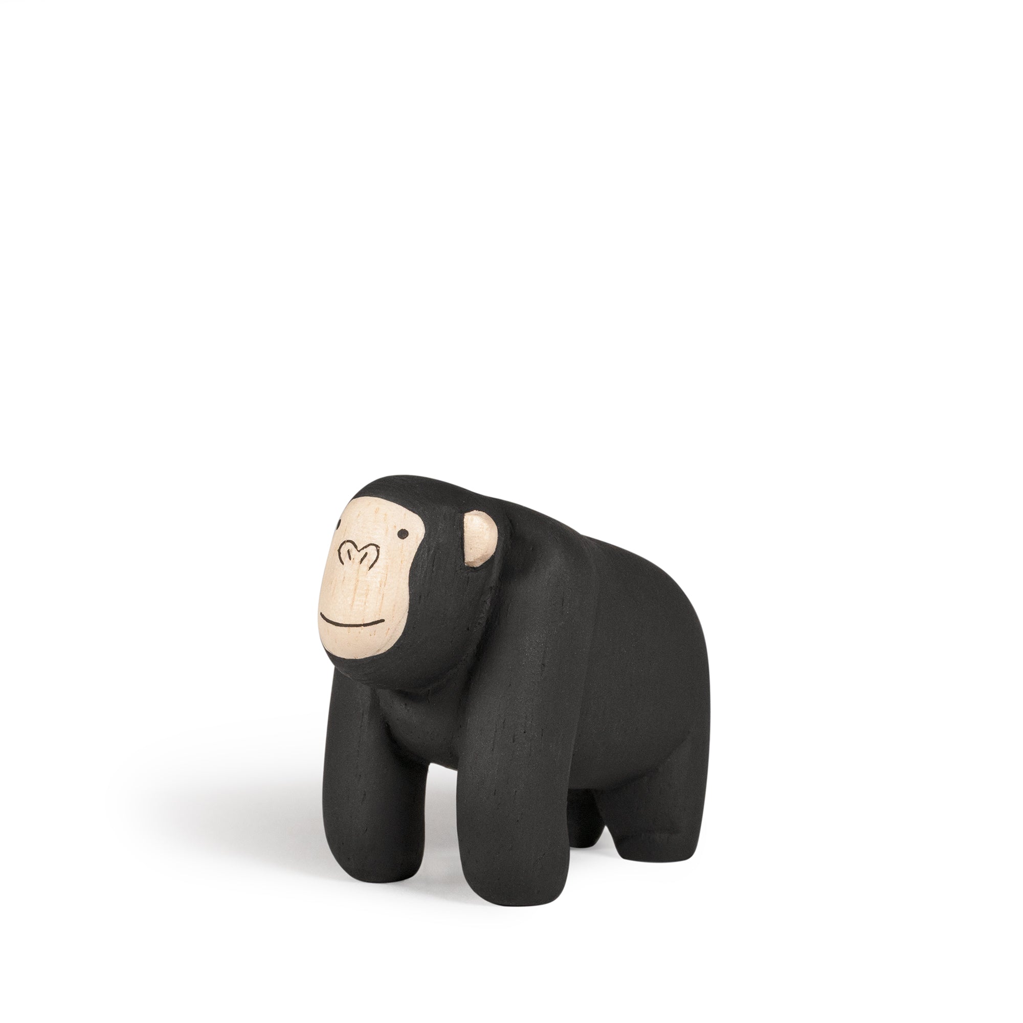 Figurine Gorille en Bois