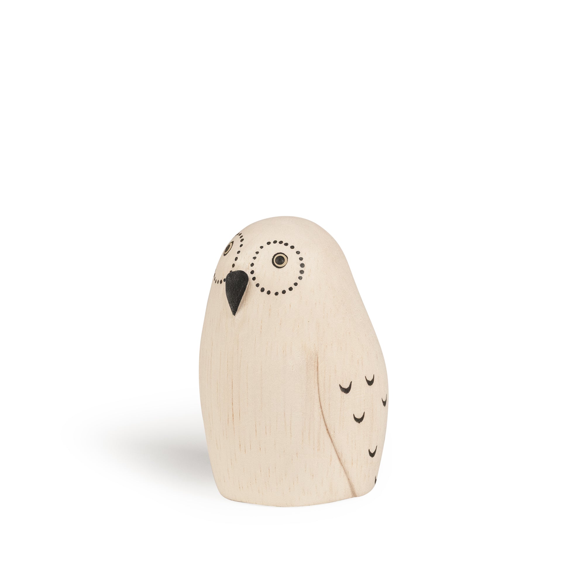 Wooden Owl Figurine