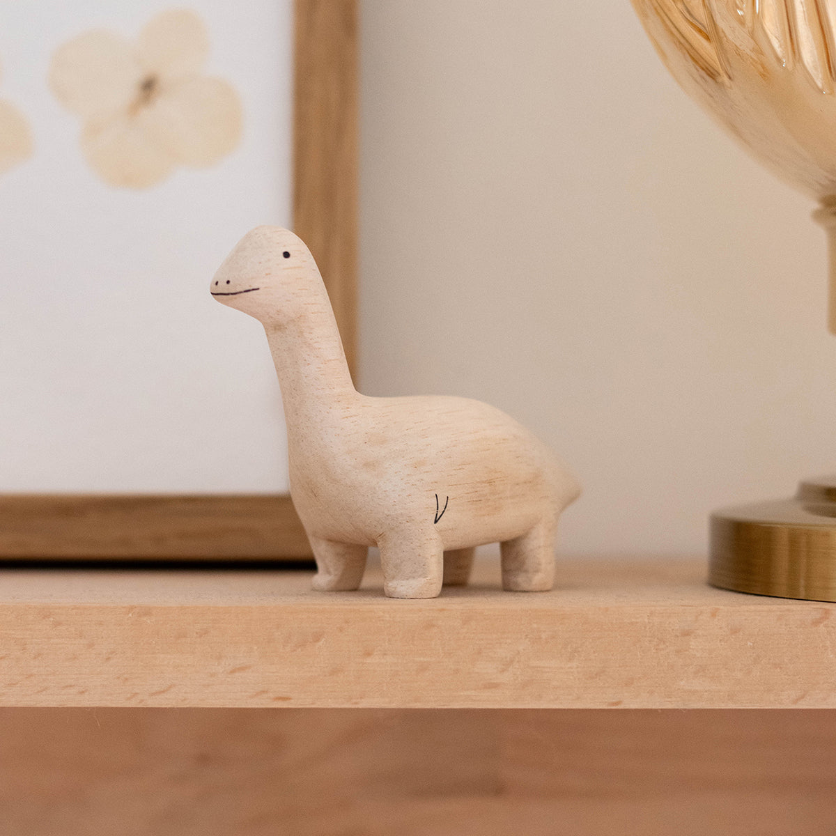 Figurine Brachiosaure en Bois