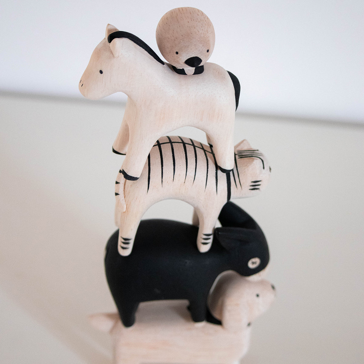 Figurine Poney en Bois