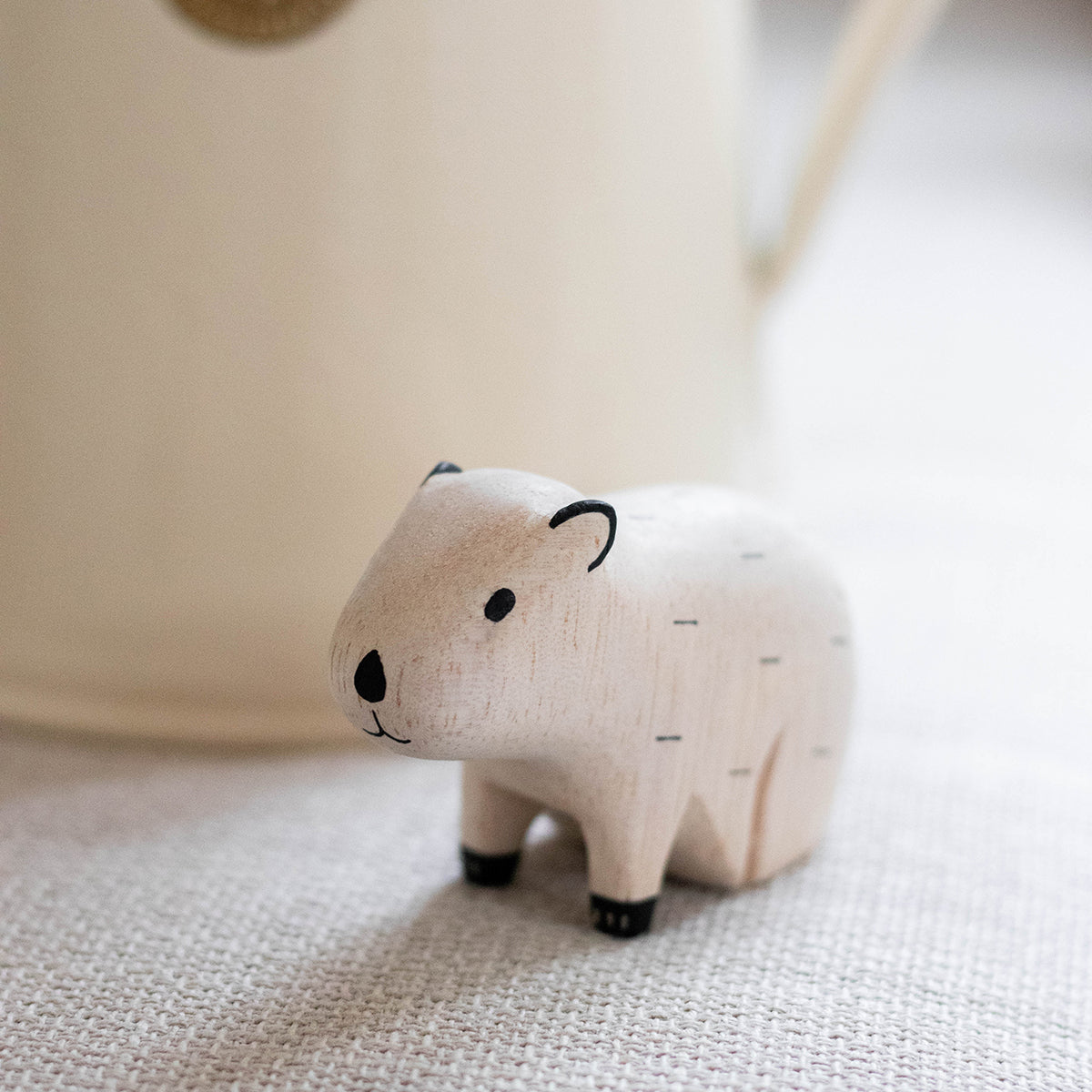 Figurine Capybara en Bois