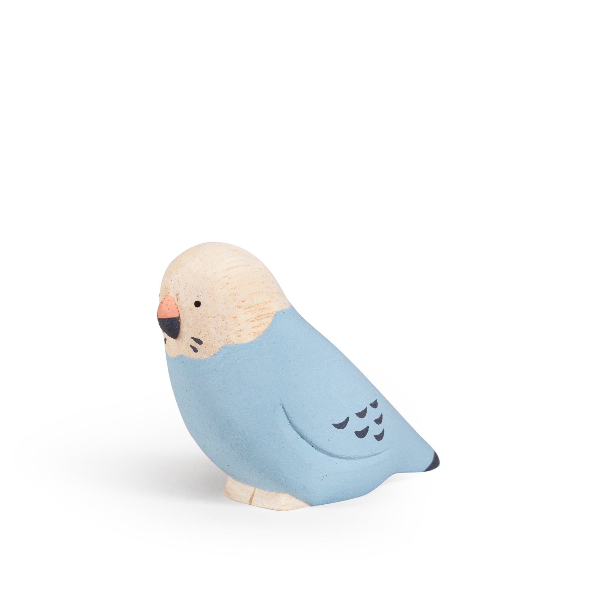 Figurine Perruche ondulée en Bois