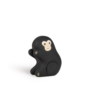 Wooden Monkey Figurine