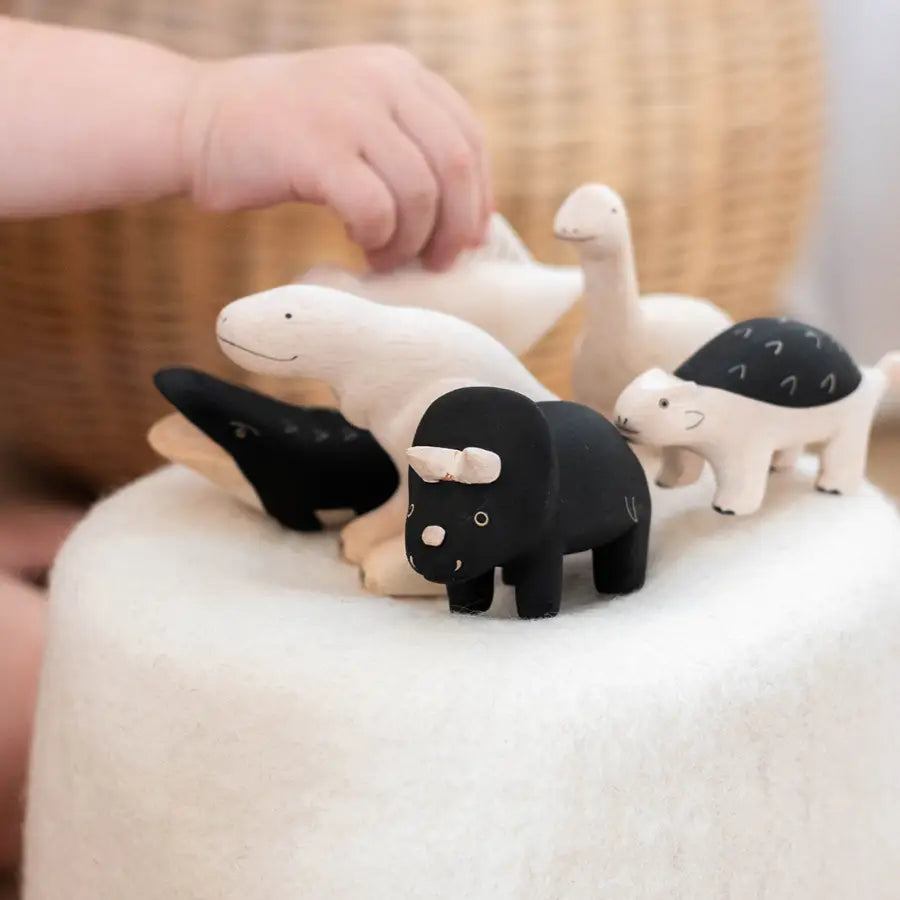 Figurine Ankylosaure en Bois - Animals