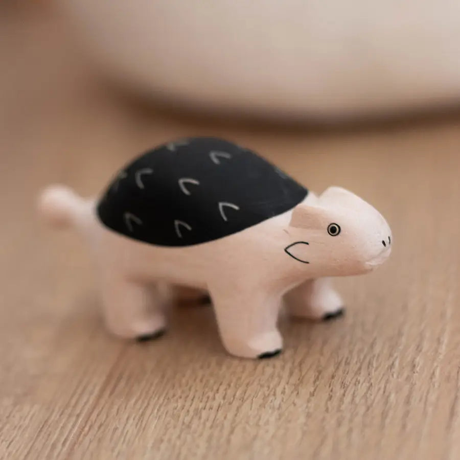 Figurine Ankylosaure en Bois - Animals