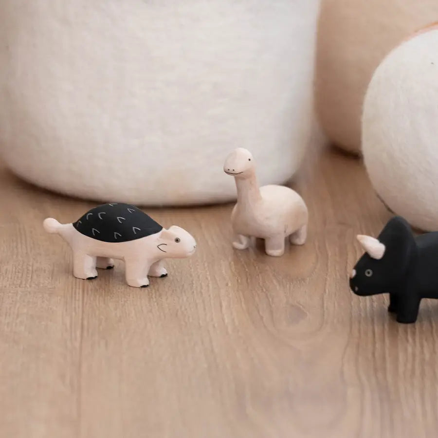 Figurine Ankylosaure en Bois - Animals